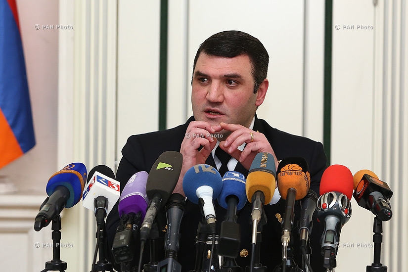 Пресс-конференция генерального прокурора Армении Геворга Костаняна 