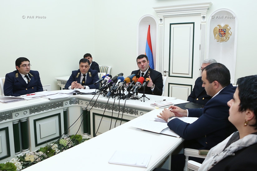 Press conference of Prosecutor General of Armenia Gevorg Kostanyan 