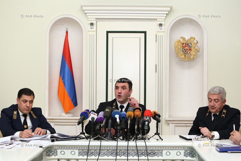 Пресс-конференция генерального прокурора Армении Геворга Костаняна 