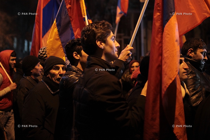 Митинг фронта общественного спасения «Новая Армения» против конституционных реформ: День 8