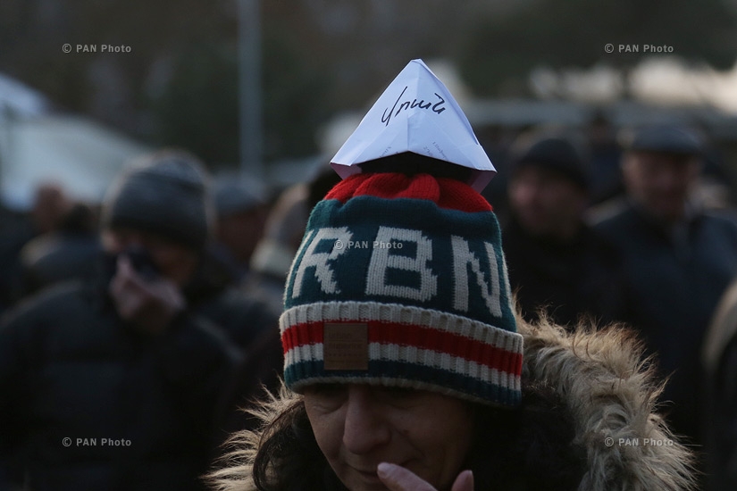 Митинг фронта общественного спасения «Новая Армения» против конституционных реформ: День 8