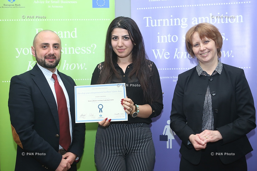 A training workshop on “Leadership in Action” took place in the framework of EBRD’s  Women in Business Programme in Armenia