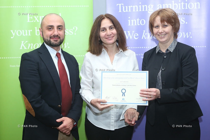 Tренинг на тему “Лидерство в действии”  прошел  в рамках проекта «Женщины в бизнесе» ЕБРР Армении