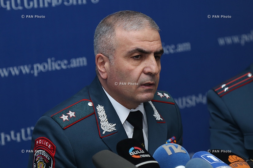 Встреча первого заместителя начальника Полиции РА, генерал-майора Унана Погосяна со СМИ