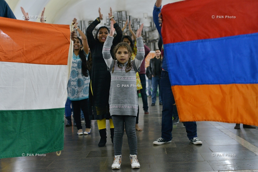 Yerevan Metro hosts event dedicated to Indian culture