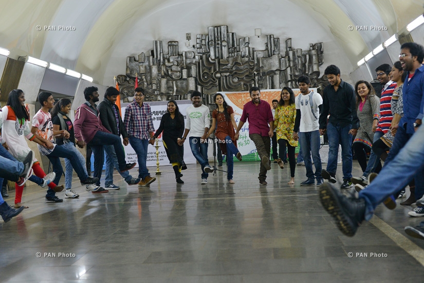 Yerevan Metro hosts event dedicated to Indian culture
