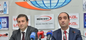 Press conference of the Executive director of the 'National Mortgage Company' Hayk Voskanyan and head of the 'National Social Housing Association' Fund Ara Nazinyan