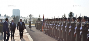 Official welcoming ceremony for Greek Defense Minister Panos Kammenos