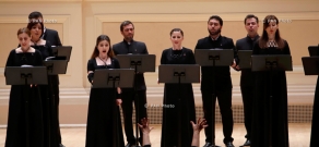 Concert of Evgeny Kissin and Hover Chamber Choir at Carnegie Hall entitled “With You, Armenia” in commemoration of Armenian Genocide Centennial