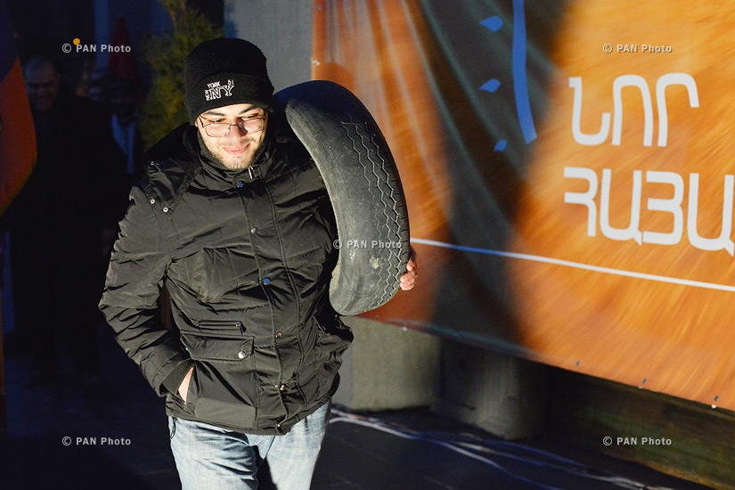 Митинг фронта общественного спасения «Новая Армения» против конституционных реформ: День 9
