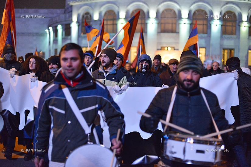 Митинг фронта общественного спасения «Новая Армения» против конституционных реформ: День 9
