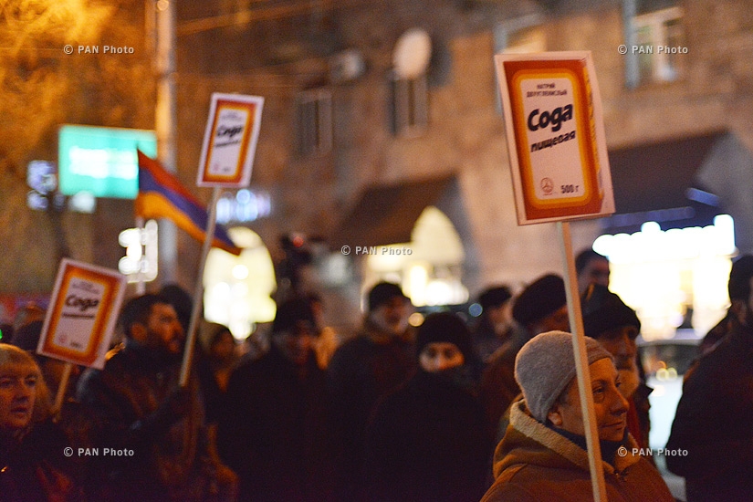 Митинг фронта общественного спасения «Новая Армения» против конституционных реформ: День 9