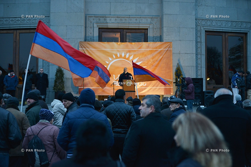 Митинг фронта общественного спасения «Новая Армения» против конституционных реформ: День 9