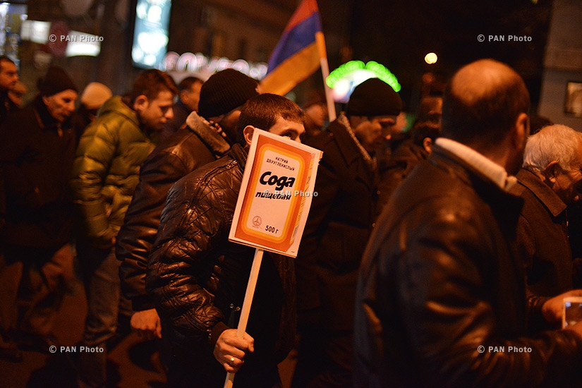 Митинг фронта общественного спасения «Новая Армения» против конституционных реформ: День 9