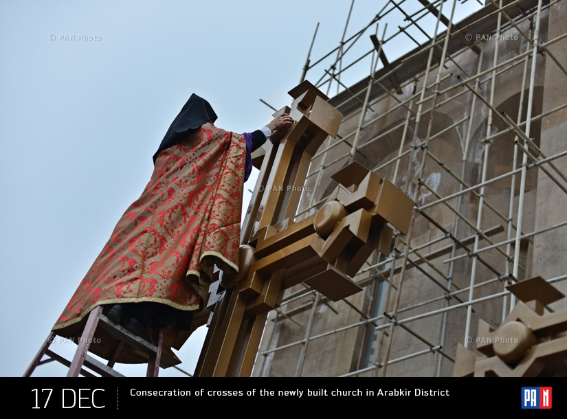  Consecration of crosses of the newly built church in Arabkir District