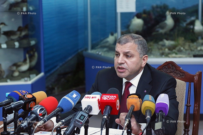 Year-end press conference of RA Minister of Nature Protection Aramayis Grigoryan