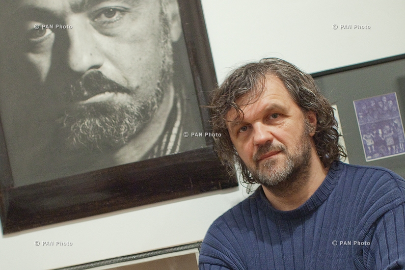 Serbian director and musician Emir Kusturica visits Sergej Parajanov Museum in Yerevan