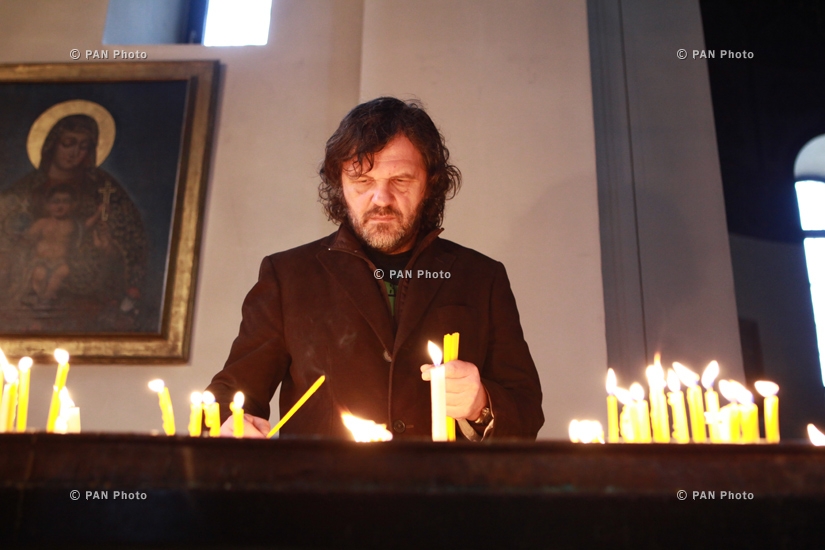   Serbian director and musician Emir Kusturica visits Mother See of Holy Etchmiadzin