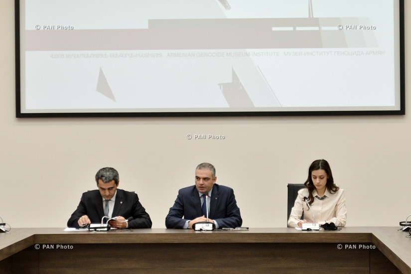 Year-end press conference of Armenian Genocide Museum-Institute and the State Commission on Coordination of events, dedicated to Armenian Genocide Centennial