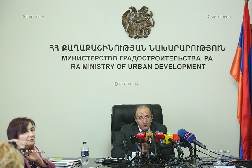 Year-end press conference of RA Minister of Urban Development Narek Sargsyan