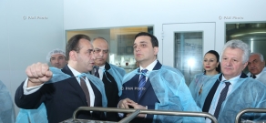 RA Minister of Health Armen Muradyan visits PharmaTech CJSC 