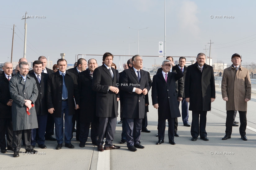 Opening of Astghik medical center and North-South Road Corridor first section