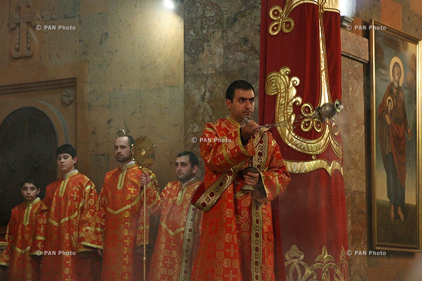 Candlelight Divine Liturgy at Yerevan’s Saint Sarkis Cathedral