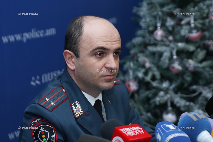Press conference of Arman Chilingaryan, head of the Legal Department of the RA Traffic Police