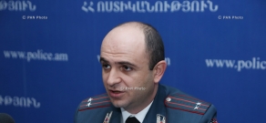 Пресс-конференция начальника юридического отдела Дорожной полиции РА Армана Чилингаряна 