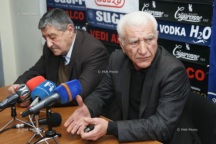 Press conference of Lernik Alexanyan and Arshak Sadoyan