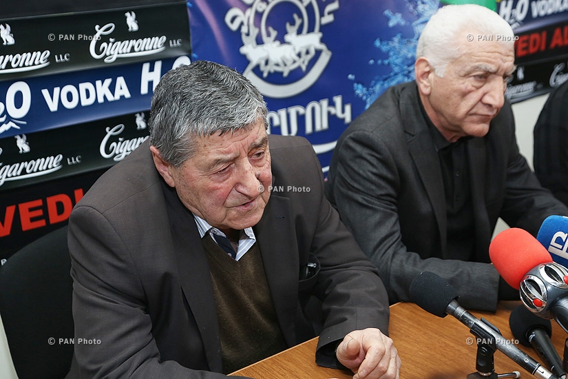 Press conference of Lernik Alexanyan and Arshak Sadoyan