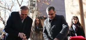 Открытие арт-рельеф проекта под названием «Парад армянского алфавита»