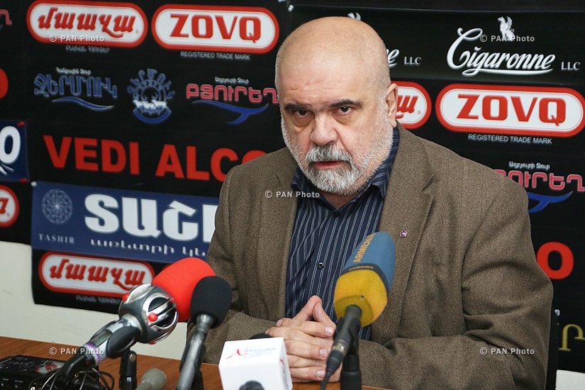 Press conference of the head of Caucasus Institute, political scientist Alexander Iskandaryan