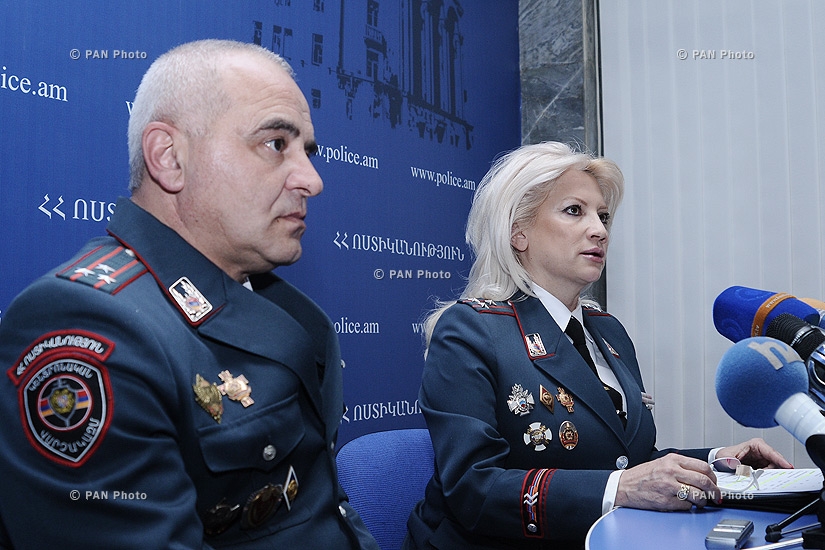 Пресс-конференция полковника Полиции Армении Нелли Дурян