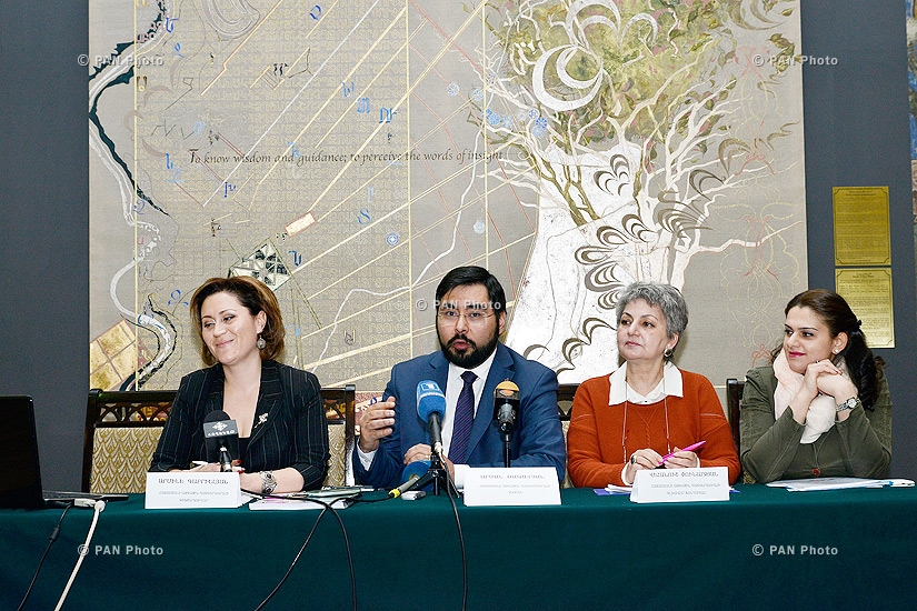 Reporting press conference of National Gallery of Armenia 
