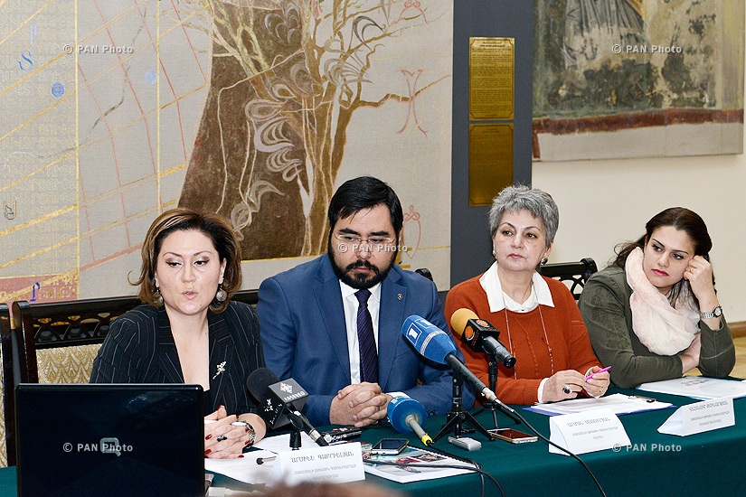 Reporting press conference of National Gallery of Armenia 