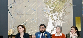 Reporting press conference of National Gallery of Armenia 