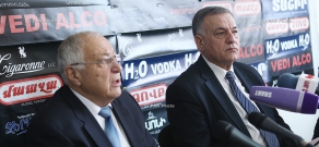 Press conference of Avo Karagozyan and architect Ashot Aleksanyan