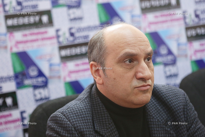 Press conference of architect Sashur Kalashyan and art critic Ruben Arevshatyan