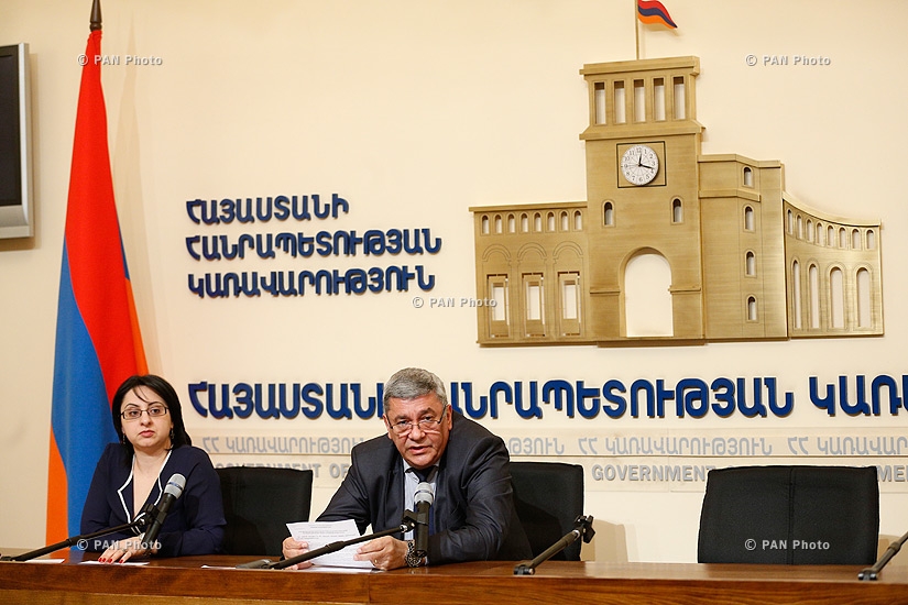 Press conference of Samvel Harutyunyan, chairman of Armenian Education Ministry’s State Committee of Science