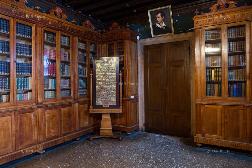  ''Lord Byrons' Room'' of Mchetarist Congregation Museum, where the English poet studied Armenian with the guidance of Patriarch Harutyun Archemandrite Avgerean