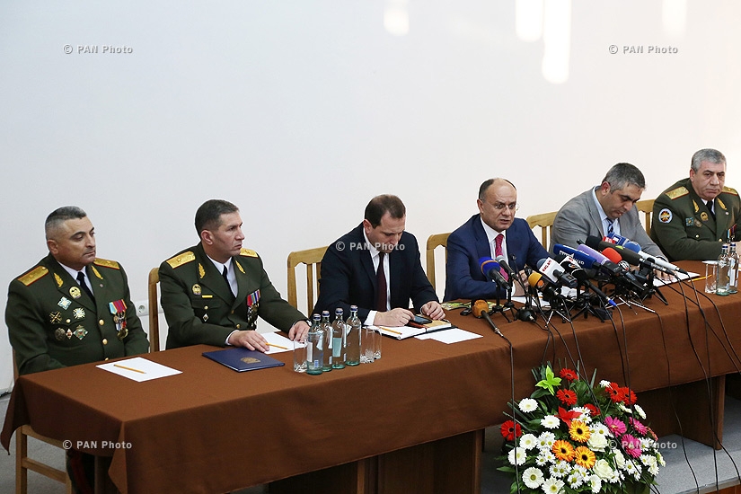Press conference of Armenian Defense Minister Seyran Ohanyan