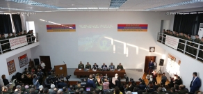 Press conference of Armenian Defense Minister Seyran Ohanyan