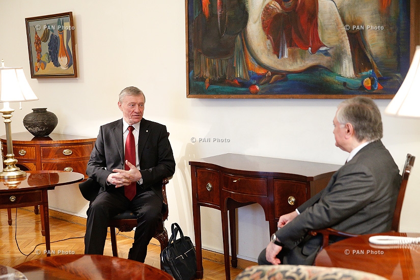 RA Minister of Foreign Affairs Edward Nalbandyan receives secretary-General of the Collective Security Treaty Organization Nikolay Bordyuzha