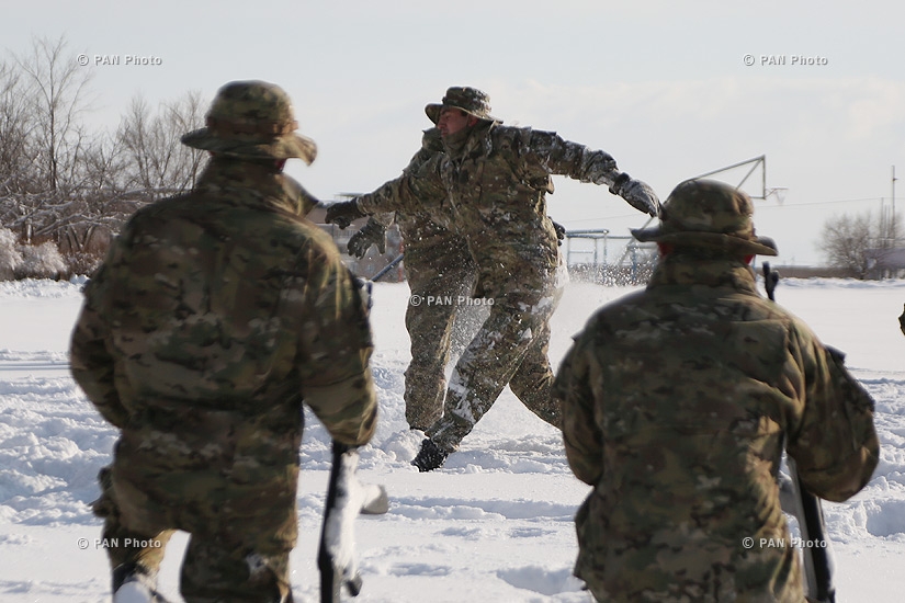  Vazgen Sargsyan Military Institute's cadets hold training exercise