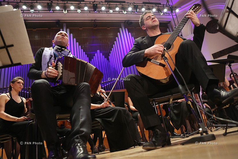 Mario Stefano Pietrodarchi, Luca Lucini and SYOA. concert in Yerevan