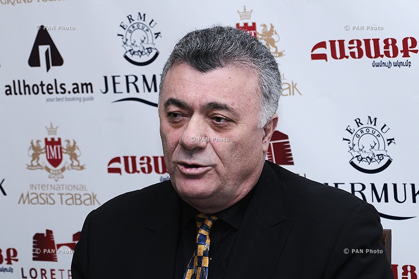 Press conference of the member of National Assembly's Heritage faction Ruben Hakobyan 