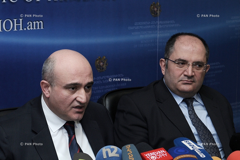 Press conference of Artavazd Vanyan, head of National Center for Disease Control and Prevention of Health Ministry