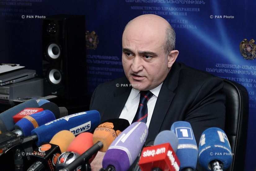 Press conference of Artavazd Vanyan, head of National Center for Disease Control and Prevention of Health Ministry