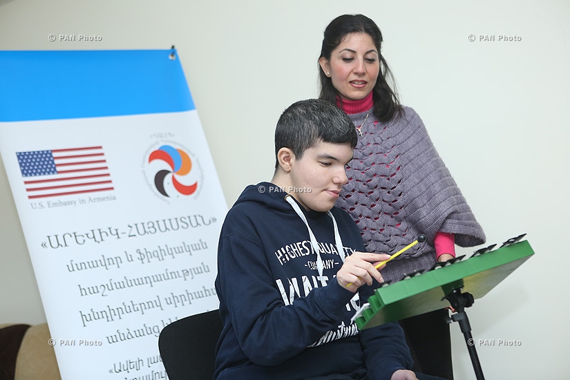 Церемония открытия центра по проблемами сирийских армян, имеющих умственную и физическую инвалидность «Аревик-Армения»